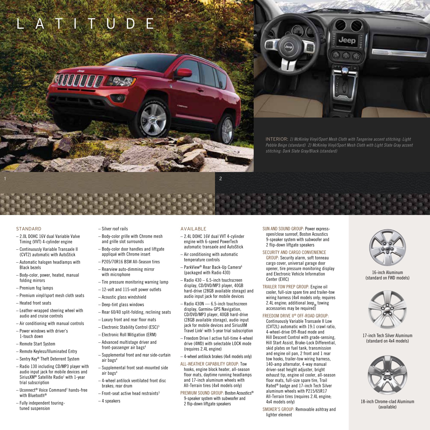 2017 Jeep Compass Brochure Page 6